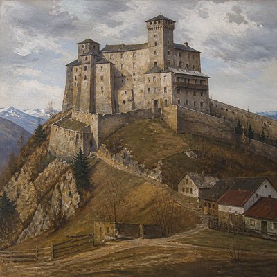 majestic castle on a hilltop