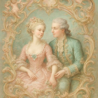 portrait of two people together