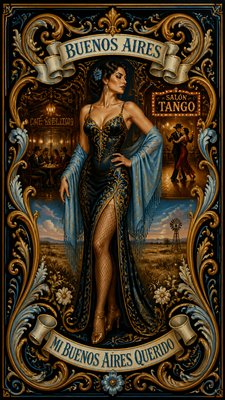 full-length portrait of an elegant figure