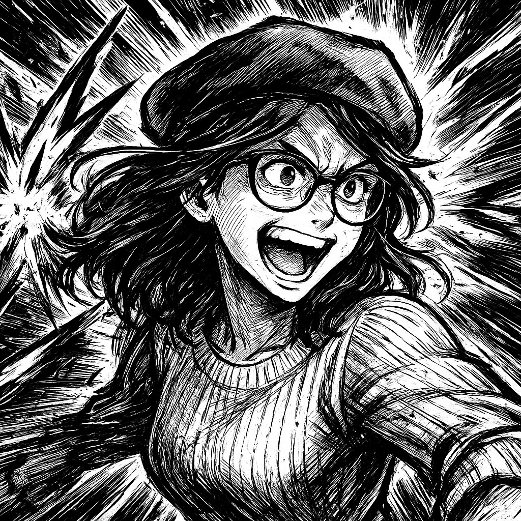 Shonen Battle Manga Art Style Style Transfer Example