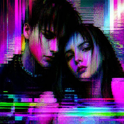 portrait of two people together