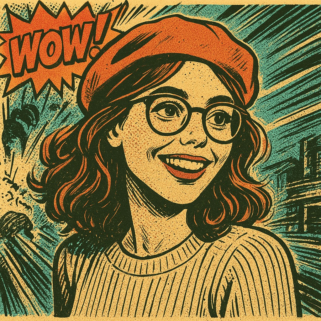 Retro Comic Art Style Transfer Example