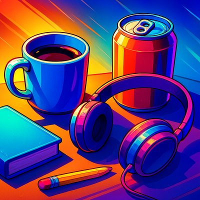 still life with everyday objects