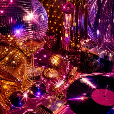 still life with everyday objects — Disco Aesthetic