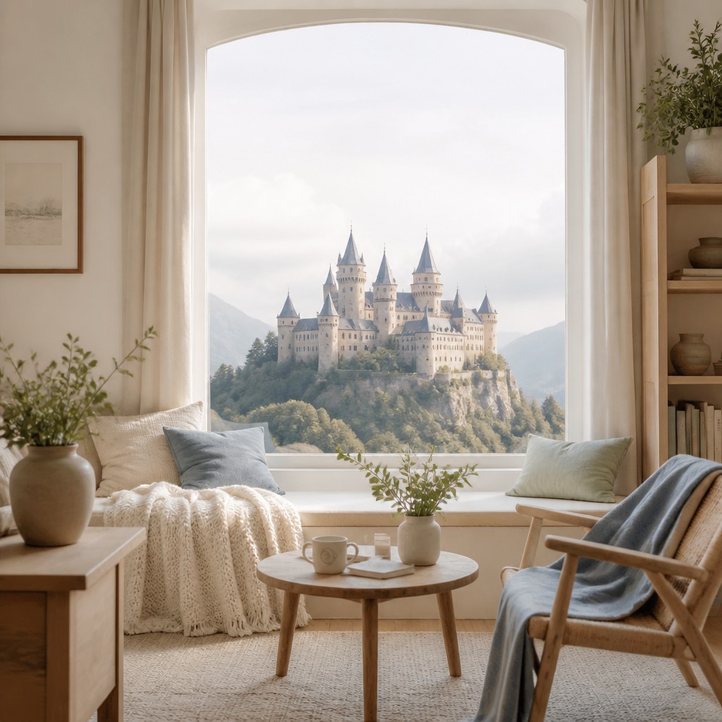 majestic castle on a hilltop