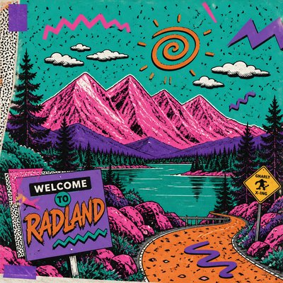 wide landscape with natural scenery — 90s Retro Aesthetic