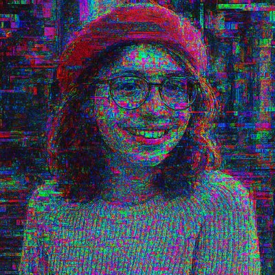 Digital Glitch Modern Art Style Style Transfer Example