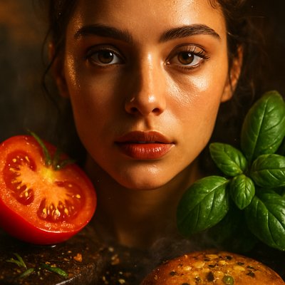 portrait of a person with expressive eyes
