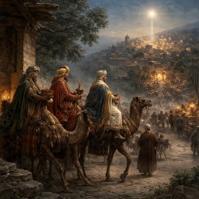 “Now when Jesus was born in Bethlehem of Judaea in the days of Herod the king, behold, there came wise men from the east to Jerusalem,” (Matthew 2:1, KJV)

