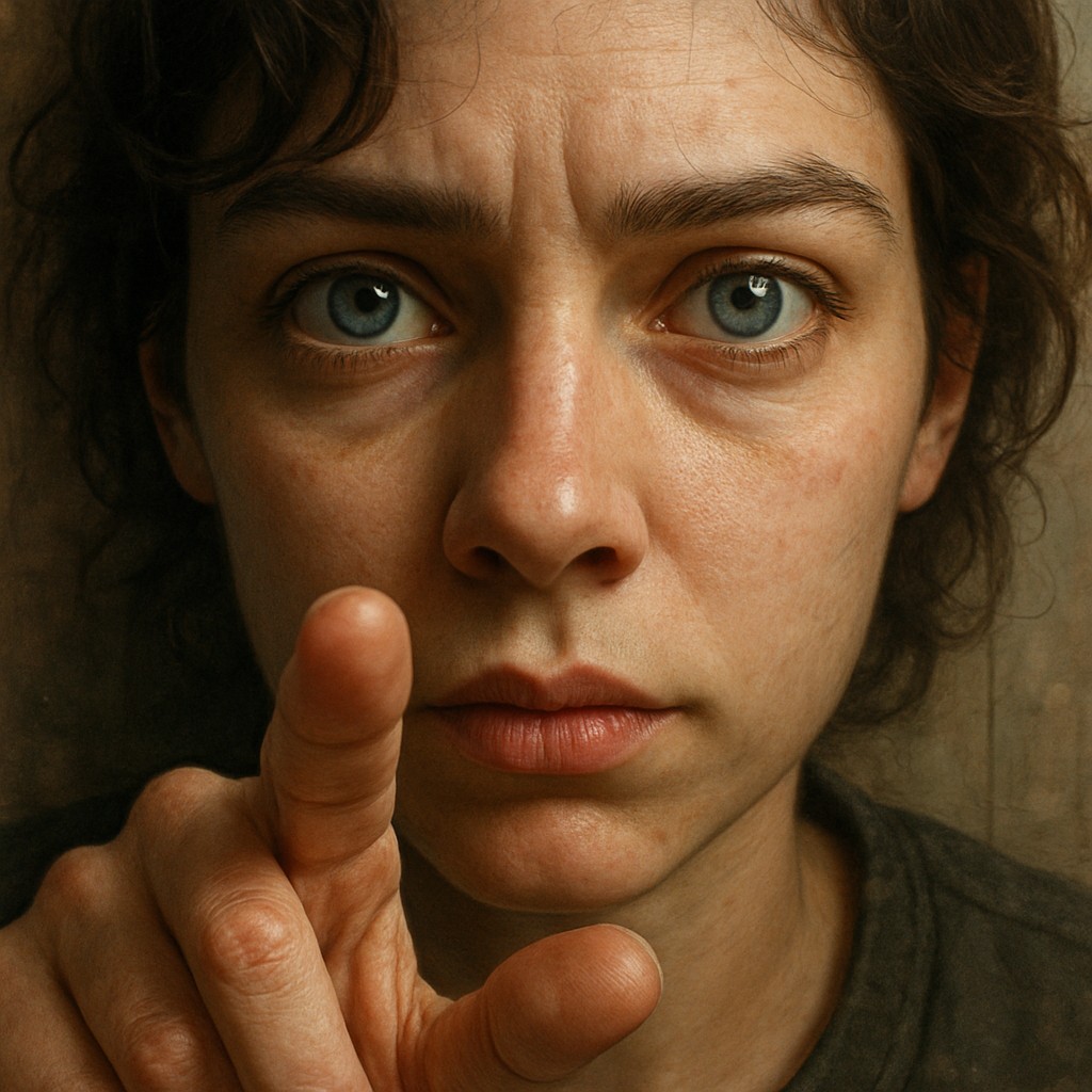 portrait of a person with expressive eyes