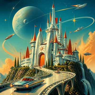 majestic castle on a hilltop