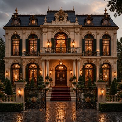 house with front view — Traditional Interior Design
