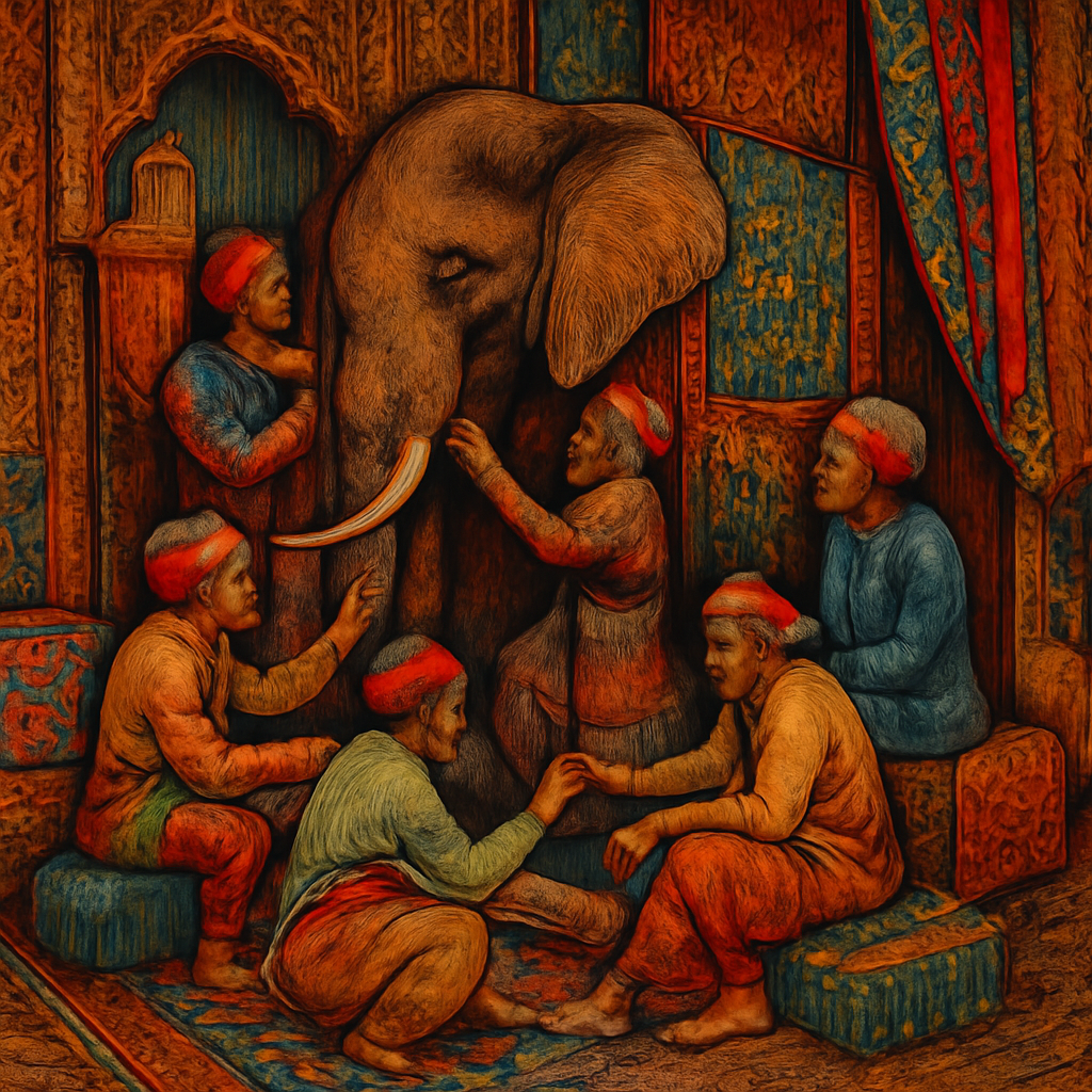 It was six men of Indostan to learning much inclined, who went to see the elephant, though all of them were blind, that each by observation might satisfy his mind.