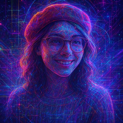 Quantum Sci-Fi Art Style Transfer Example