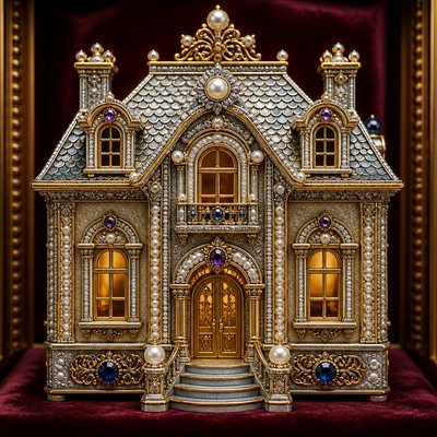 house with front view — jewelry-art Art Style