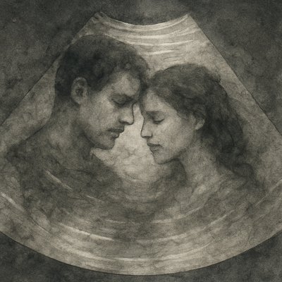 portrait of two people together