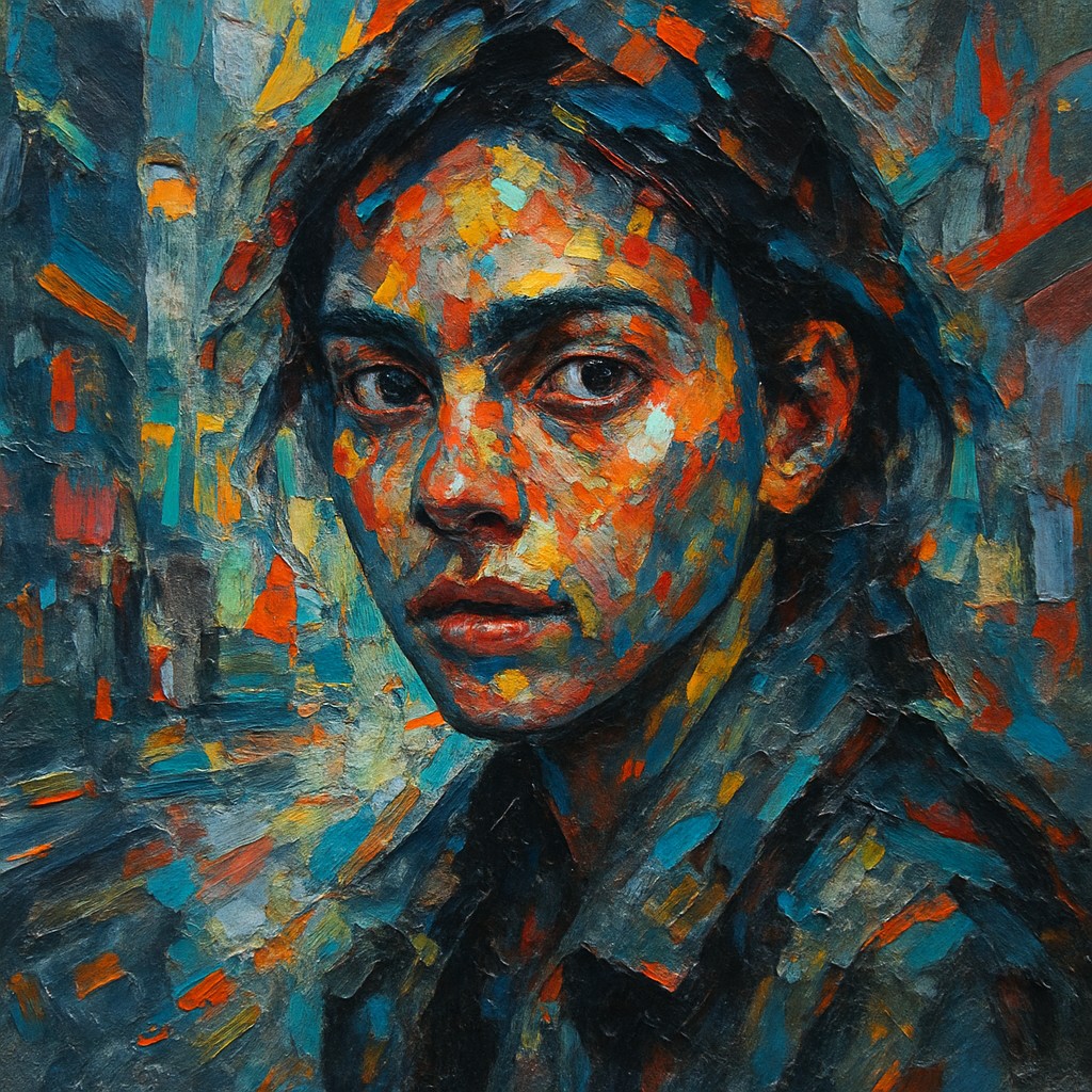 portrait of a person with expressive eyes