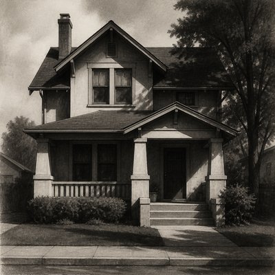 house with front view