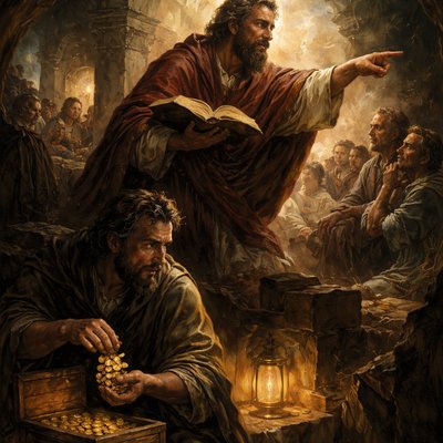 Express without words “Thou therefore which teachest another, teachest thou not thyself? thou that preachest a man should not steal, dost thou steal?” (Romans 2:21, KJV)
