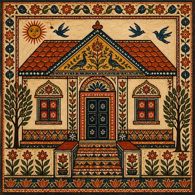 house with front view