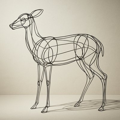 animal standing in natural pose