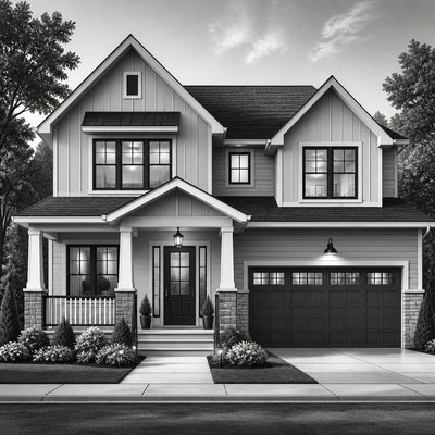 house with front view