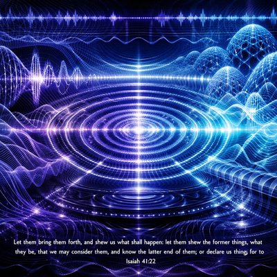 “Let them bring them forth, and shew us what shall happen: let them shew the former things, what they be, that we may consider them, and know the latter end of them; or declare us things for to come.” (Isaiah 41:22, KJV)
