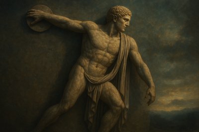 a painting of a man with a hat on his head