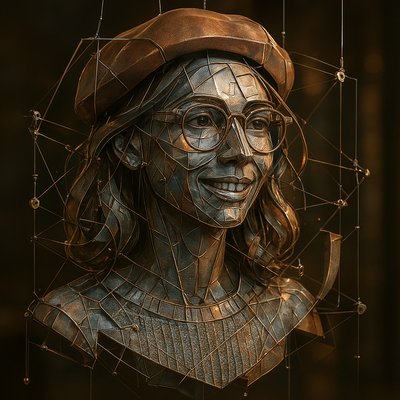 Kinetic Sculpture Art Style Style Transfer Example
