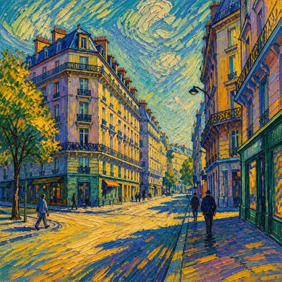 Post-Impressionism Art Style Style Transfer Example