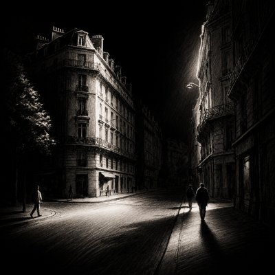 Chiaroscuro Art Style Style Transfer Example