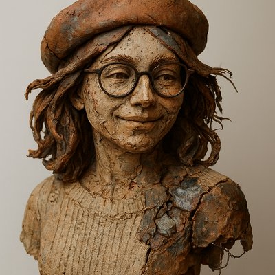 Contemporary Sculptural Ceramic Art Style Style Transfer Example