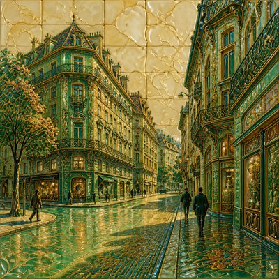 Budapest Art Style Style Transfer Example