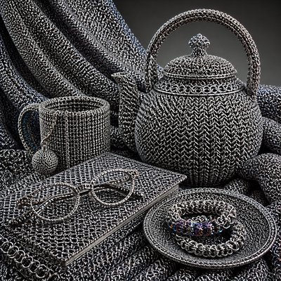 still life with everyday objects — Chainmail Jewelry Style