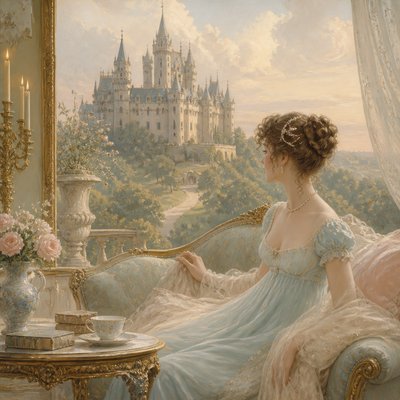 majestic castle on a hilltop