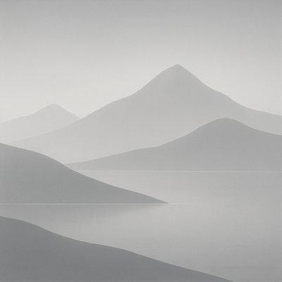 Monochrome Gradient Minimalism Art Style 2