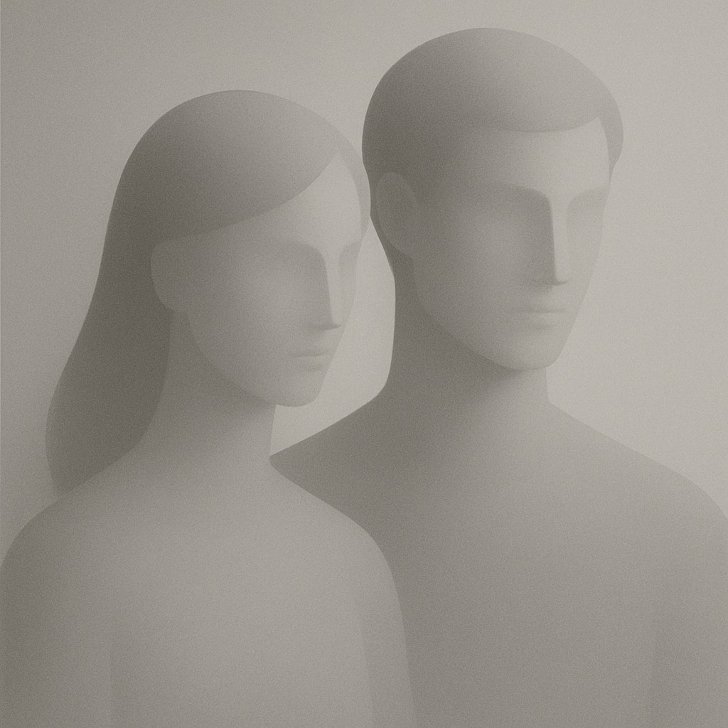 portrait of two people together