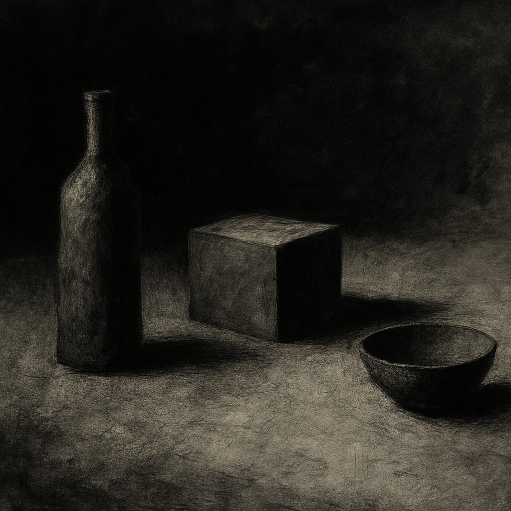 still life with everyday objects