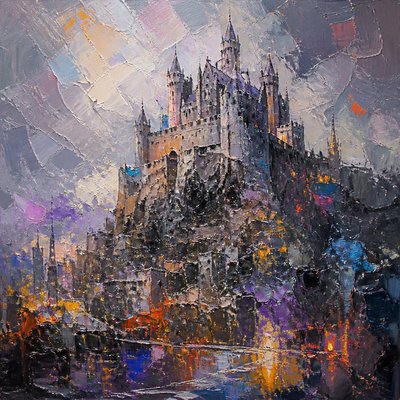 majestic castle on a hilltop