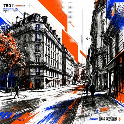 Streetwear Fashion Design Style Transfer Example