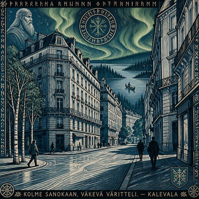 Finnish Art Style Style Transfer Example