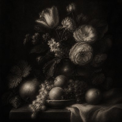 Mezzotint Print Style 3