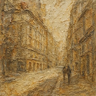 Textural Abstract Art Style Style Transfer Example