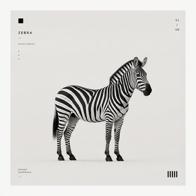 animal standing in natural pose — Modern Minimalist Furniture Art