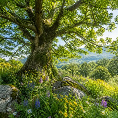 a tree in nature