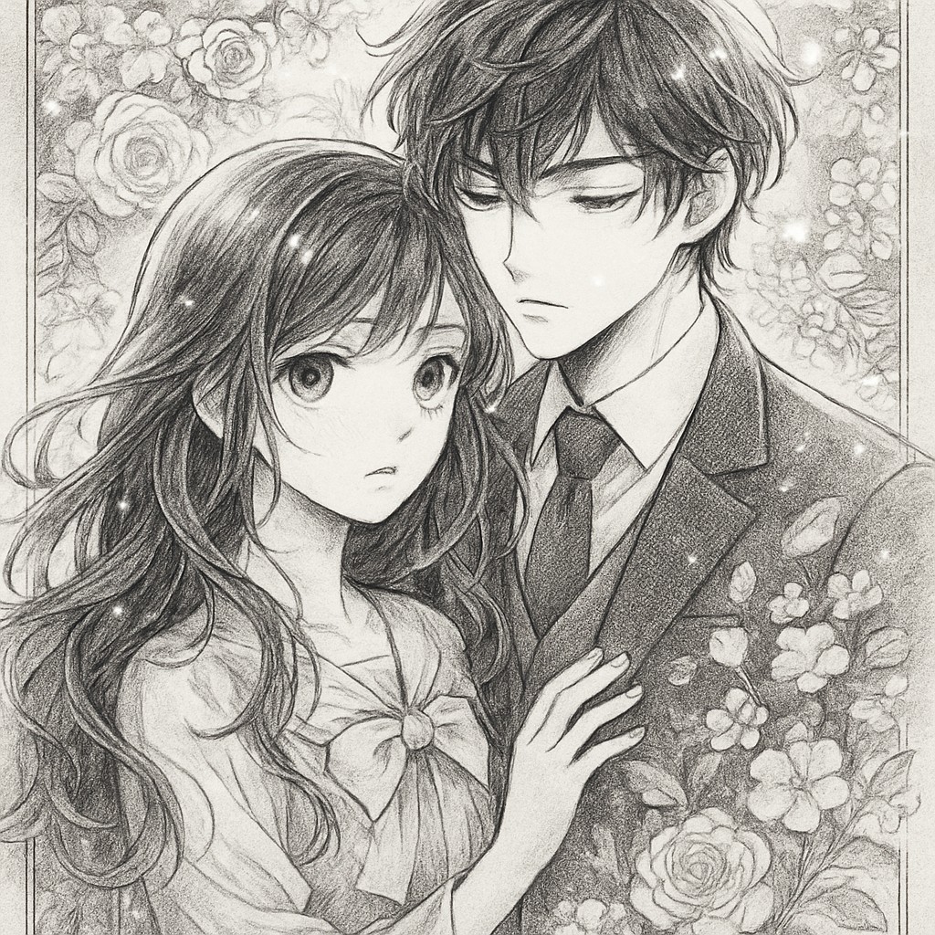 portrait of two people together