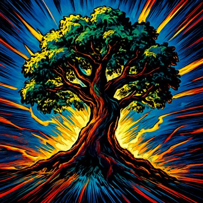 a tree in nature
