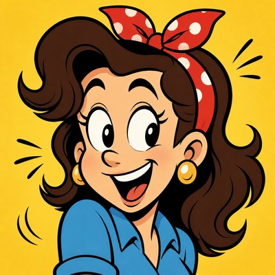 Cartoon Comic Art example