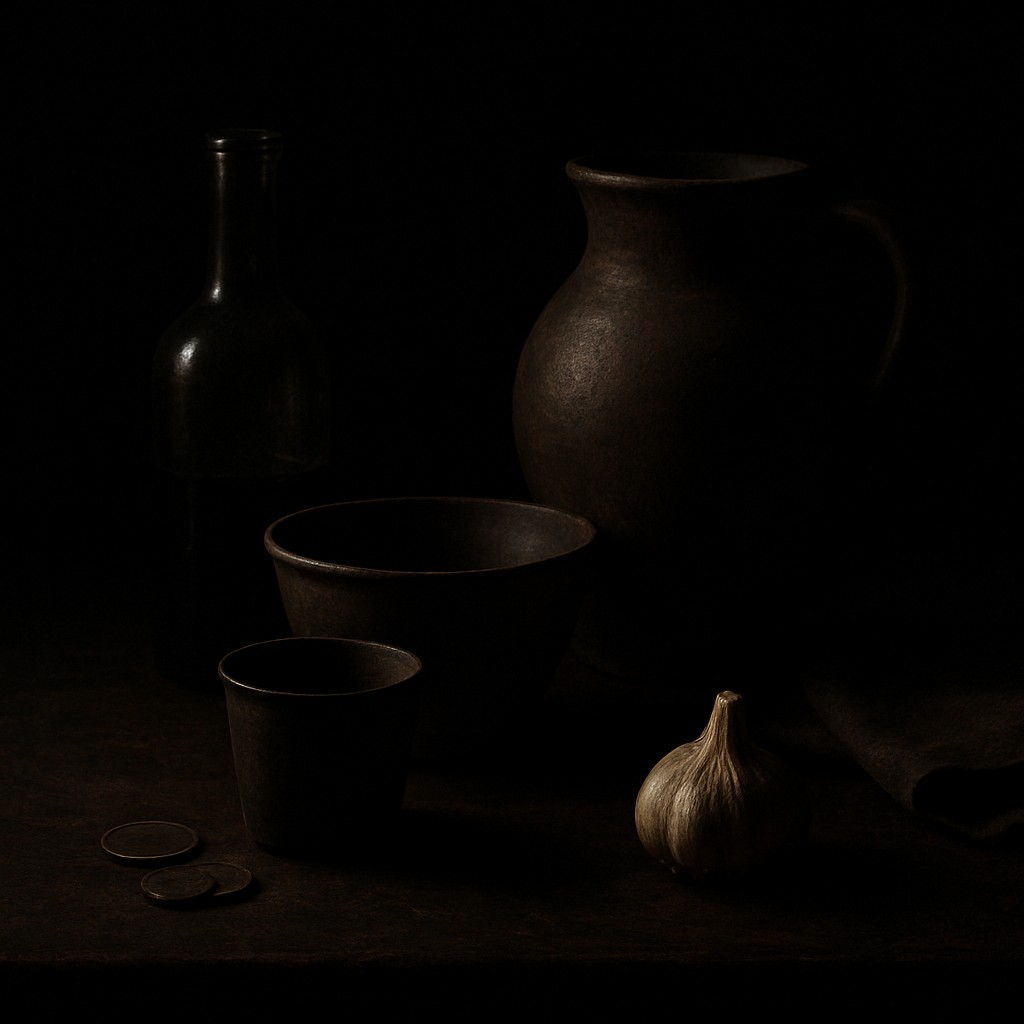 still life with everyday objects