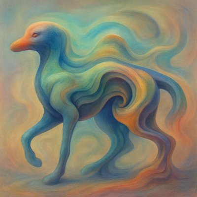 animal standing in natural pose